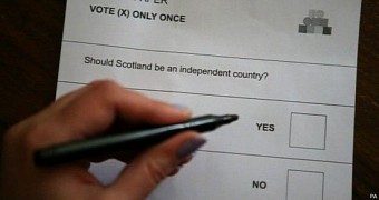 Scotland voted against leaving UK's side
