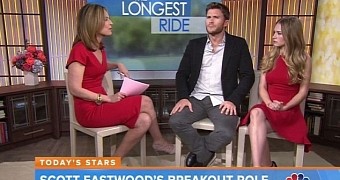 Scott Eastwood and Britt Robertson promote “The Longest Ride” on The Today Show