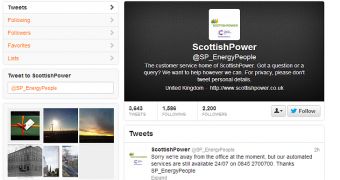 Scottish Power Twitter account hacked