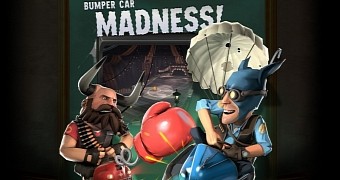 Play with bumper cars in TF2