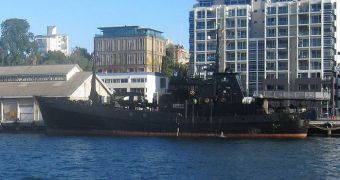 Image showing the SSCS ship the Bob Barker in the port of Hobart