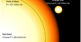 A to-scale comparison between the Sun and a massive star