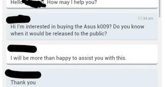 ASUS K009 tablet PC supposedly confirmed by ASUS rep