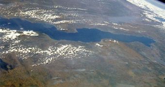 Lake Tanganyika, as seen from space