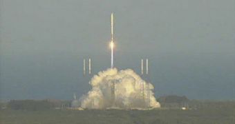 Image showing the Atlas V rocket that carried the second X-37B to orbit taking off from the CCAFS, on March 5