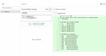 Git client for Windows - committing code changes