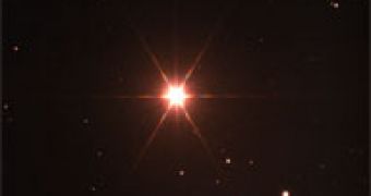 Image of Arcturus on the sky