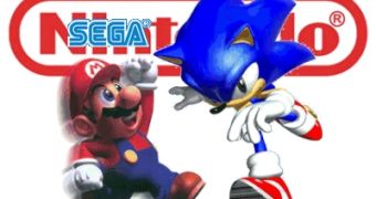 Nintendo's and Sega's mascots: Mario and Sonic