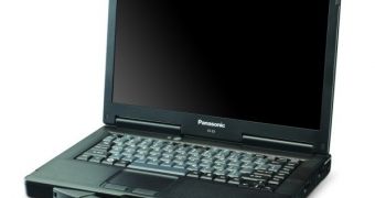 Panasonic semi-rugged laptop detailed