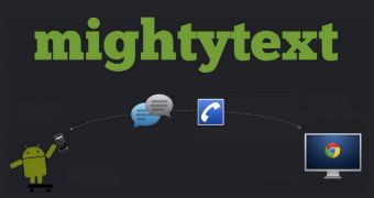 MightyText syncs SMS from Android phone into Google browser