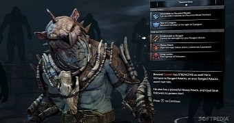 Nemesis system in action in Shadow of Mordor