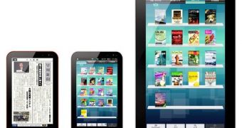 Sharp unveils upcoming Galapagos e-reader tablets