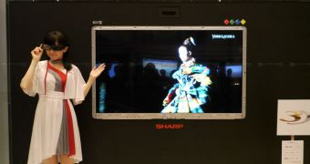 Sharp plans first RGBY 3D LCD TVs