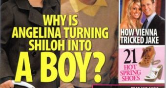 Shiloh “wants to be a boy, she thinks she’s one of the brothers,” Angelina Jolie says of her daughter
