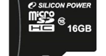 Silicon Power unveils Class 10 microSDHC of up to 16GB