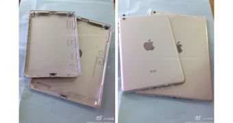 Purported iPad 5 rear shell (right)