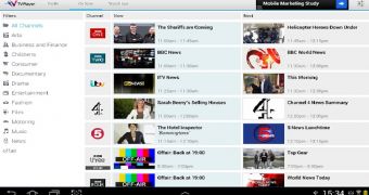 TVPlayer streaming app launches for tablets