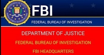 Message claiming to be from the FBI