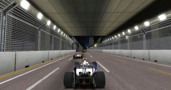 Singapore Night Race Fully Simulated in F1 2009