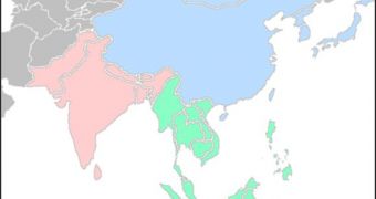 Single Migration Wave Populated Asia