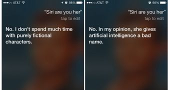 Siri's answers about "Her"