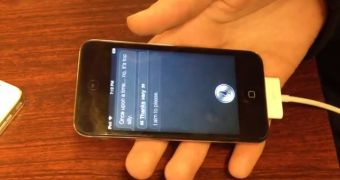 Siri running on iPod touch 4G