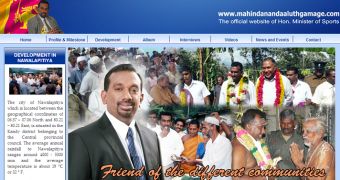 Website of Mahindananda Aluthgamage hacked by Davy Jones