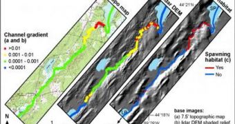 A sample of how lidar generates geological maps