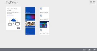 The SkyDrive app has received a complete makeover in Windows 8.1