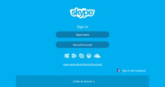Skype 6.10 comes with a new sign-in screen