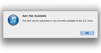 iTunes App Store error