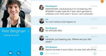 Skype for Android 4.4 (screenshot)
