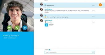The new Skype version brings video messaging on Windows 8