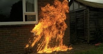 Slow Motion Molotov Cocktail Explosion Goes Viral