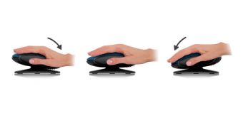 Smartfish Whirl Mini Notebook Laser Mouse Fights Back RSI, Carpal Tunnel Syndrome