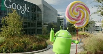 Android 5.0 Lollipop statue
