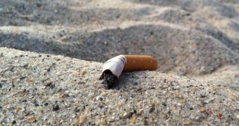 Cigarette butts are as harmful to the environment as plastic bags and bottles are