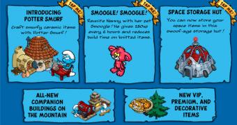 Smurfs' Village for Android (screenshot)