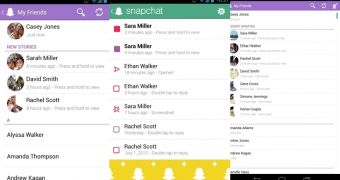 Snapchat for Android (screenshots)