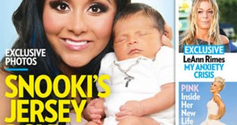 Snooki introduces baby Lorenzo Dominic to the world