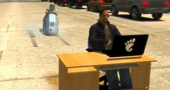Snoop Dogg Using Linux While Being Chased by a Stormtrooper Is Real
