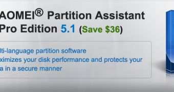 Softpedia Exclusive Giveaway: 50 Aomei Partition Assistant Professional Edition Licenses