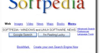 Softpedia's Custom Search Engine Provided by Google