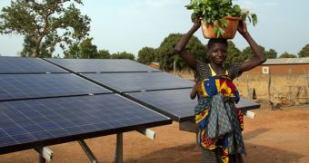 Solar drip irrigation system designed for a collective garden in Kalale, Benin
