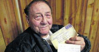 A soldier's letter to his wife is returned to him 60 years after sending it