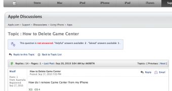 Some Want to Delete the 'Lame, Stupid and Pointless' Game Center from Their iPhones