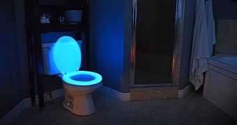 Somebody Actually Invented Glow-in-the-Dark Toilet Seats