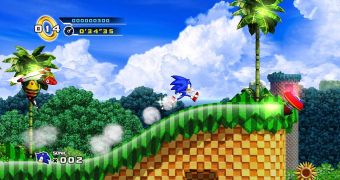 Screenshot from the first episode of Sonic 4