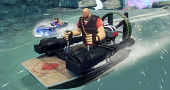 Sonic & All-Stars Racing Transformed has Team Fortress 2 characters