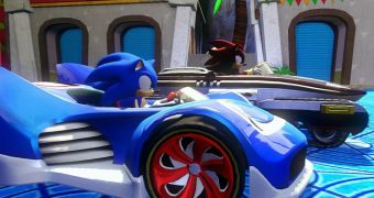 Race as Sonic in All-Stars Racing Transformed